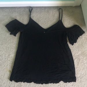 Cold Shoulder Tank Top Shirt